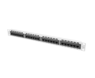 LANBERG Patch Panel 24 Port 1U Kat.6 szary PPU6-1024-S - 457378 - zdjęcie 4